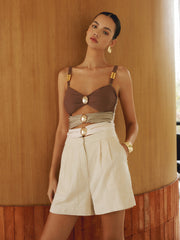 Maillard metal detail swimsuit