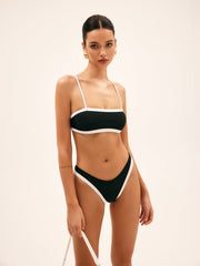 Contrast Binding Bikini