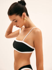 Contrast Binding Bikini