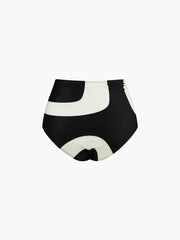 Two Tone Asymmetrical Beach Set