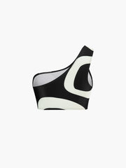 Two Tone Asymmetrical Beach Set