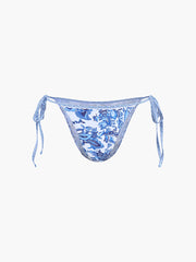 Printed Halter Bikini Set