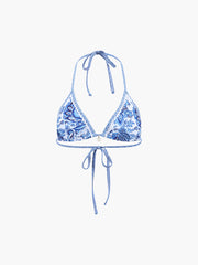 Printed Halter Bikini Set