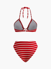 Striped Bikini Set