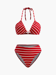 Striped Bikini Set