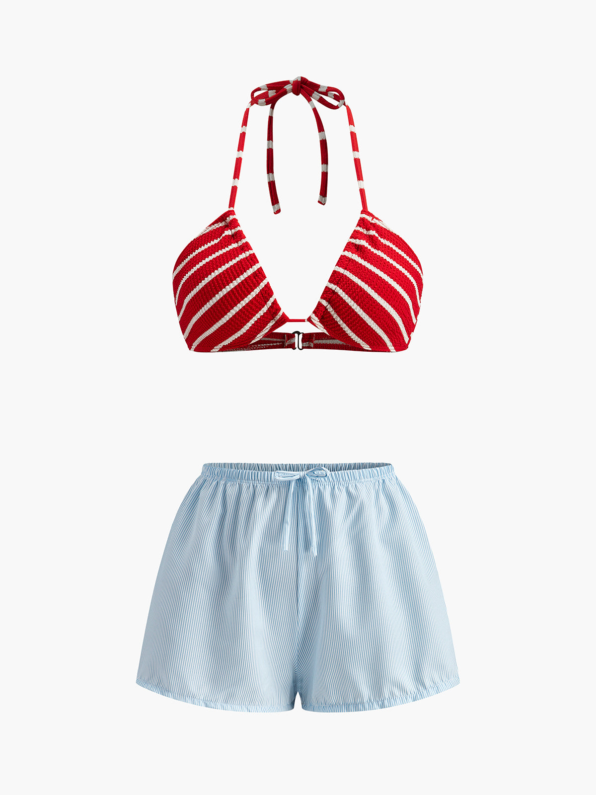 Striped Bikini Set