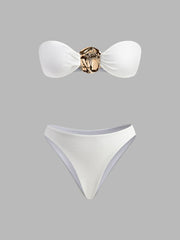 Gold Detail Bikini Set