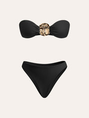 Gold Detail Bikini Set
